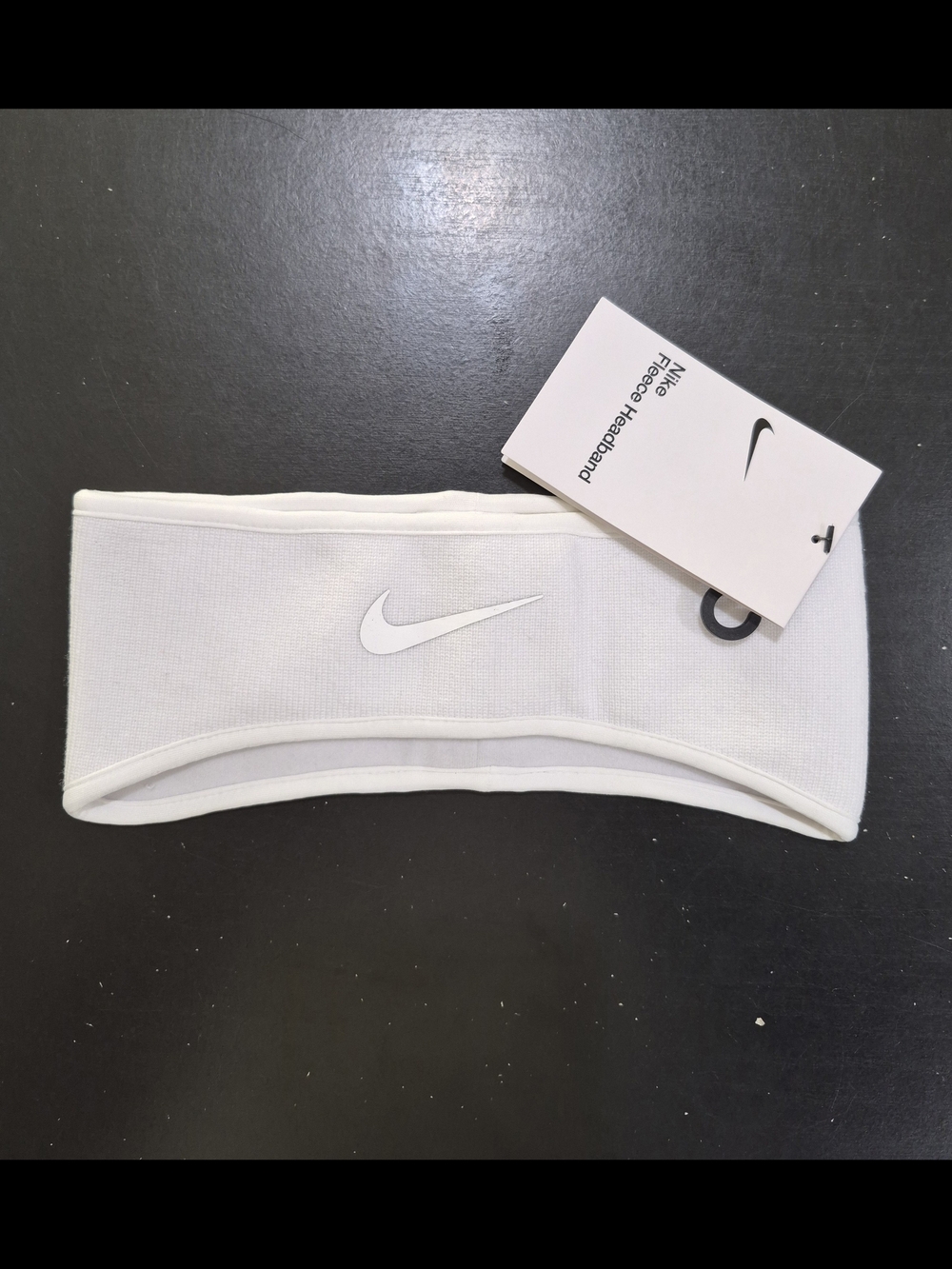 Nike Unisex Adult Knit Fleece Warm Headband OSFM Color White $18